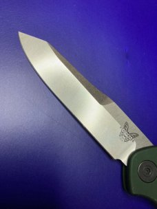 Benchmade Osborne 9400 Automatic Knife Green Aluminum 