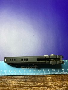 Hogue Knives EX-A01 Automatic Knife Drop Point Black Aluminum