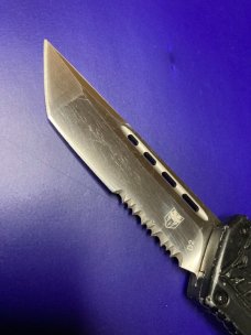 CobraTec LIGHTWEIGHT BLACK OTF Knife