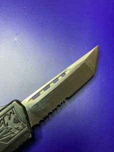 CobraTec LIGHTWEIGHT BLACK OTF Knife