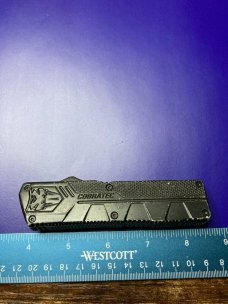 CobraTec LIGHTWEIGHT BLACK OTF Knife