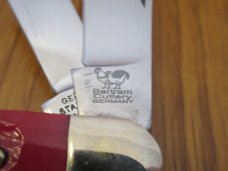 Hen Rooster Red Jigged bone Stockman Pattern # 313RPB