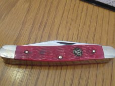 Hen Rooster Red Jigged bone Stockman Pattern # 313RPB