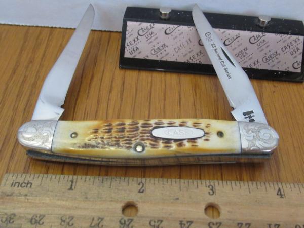 Case XX 1983 Second Cut New Grind Scrolled Bosters Muskrat Case XX 1983 Second Cut New Grind Scrolled Bosters Muskrat