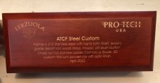 Discontinued Pro-Tech Custom Bob Terzuola ATCF AUTO Folding Knife