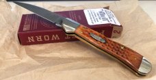 Case Pocket Worn XX Harvest Orange Bone Corn Cob Jig Copperlock