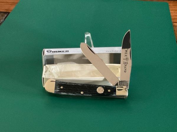 Boker Jigged Gray Bone Trapper. (New old stock)