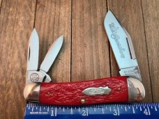 Case Classics Split Back Spring Whittler Red Banana Jigged Bone 1991 Model 63043 1/2