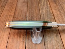 Schrade Heritage Series 8041 Split Back Spring Whittler Smooth Green Bone 1983