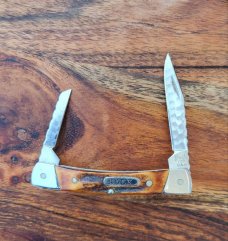 2 5/8" Buck 705 USA Custom Made by G. Thomas Gulick 12-25-1981 Pocket Knife in Box