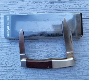 3" Kershaw by Kai Made in Japan 4350 WHISKEY RIVER 2 Blade knife in Box