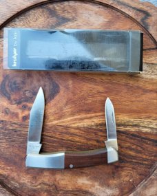 3" Kershaw by Kai Made in Japan 4350 WHISKEY RIVER 2 Blade knife in Box