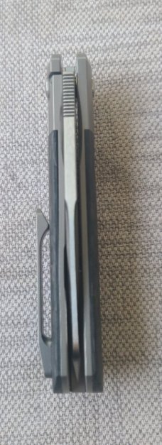 Pena Xseries Apache..M390..Marble Carbon Fiber..Lee Williams Kick Stop...3.75 closed 