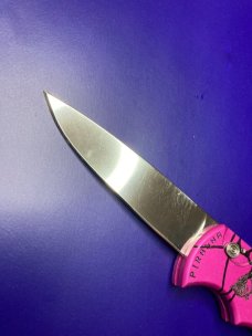 Piranha P1-PK Pocket Automatic Knife Hot Pink 3.2" Blade