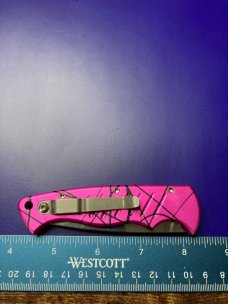 Piranha P1-PK Pocket Automatic Knife Hot Pink 3.2" Blade