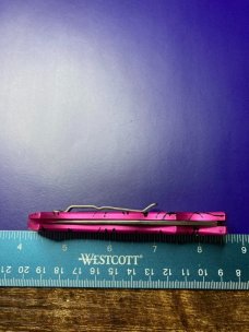 Piranha P1-PK Pocket Automatic Knife Hot Pink 3.2" Blade