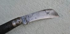 Harrison Brows & Howson Sheffield Hawk 1880's Jigged Horn Handles 4" Closed