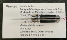 Miniature Lever Lock Switchblade Keychain Knife From Japan, Marked Stainless Steel, Hard To Find 