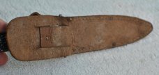 Colonial Providence Camp Knife 1930's Rought Black Original Sheath