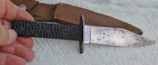 Colonial Providence Camp Knife 1930's Rought Black Original Sheath