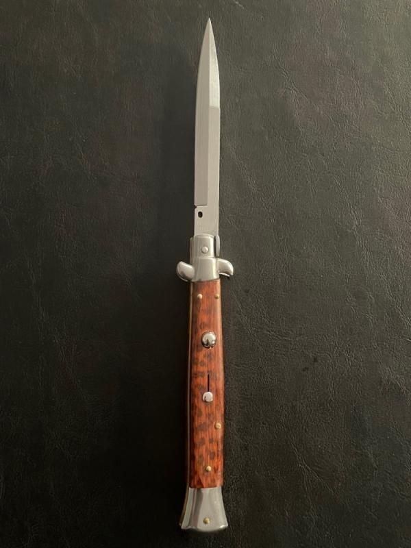 Frank B Snakewood 11 Inch Swivel Bolster Switchblade