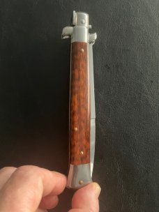 Frank B Snakewood 11 Inch Swivel Bolster Switchblade