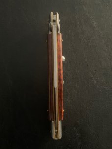 Frank B Snakewood 11 Inch Swivel Bolster Switchblade