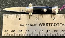 Rare Bambi Miniature Switchblade Keychain Knife, Made By Farfalli, Marked ITALY 