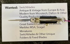 Vintage Miniature Keychain Switchblade Knife, Made In Japan, Hard To Find Variation 