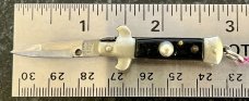 Vintage Miniature Keychain Switchblade Knife, Made In Japan, Hard To Find Variation 