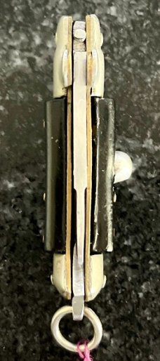 Vintage Miniature Keychain Switchblade Knife, Made In Japan, Hard To Find Variation 