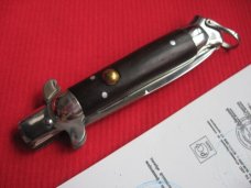 Russian STILETTO Switchblade Knife w/Specification Sheet - Mint