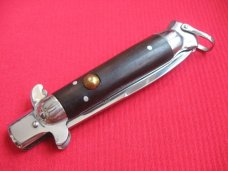 Russian STILETTO Switchblade Knife w/Specification Sheet - Mint