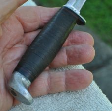Case XX 316-5 Not Stainless 65-69 Stacked leather Original Sheath Very Little Use  Full Tang