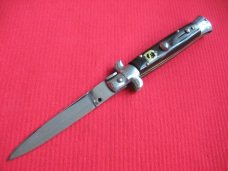 Vintage Italian Vendetta Corsa Horn Stiletto Switchblade Knife.
