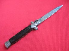Vintage Italian Vendetta Corsa Horn Stiletto Switchblade Knife.