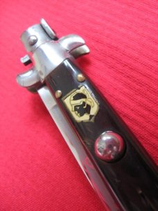 Vintage Italian Vendetta Corsa Horn Stiletto Switchblade Knife.