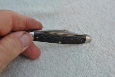 IXL 2 Blade 1970's Sheffield England Light Use Federal Shield Jigged Handles Nickel Bolsters