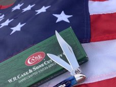 Case xx 2005 (MDL# 6220 SS) Peanut Knife with Nice Blue Bone Handles