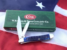Case xx 2005 (MDL# 6220 SS) Peanut Knife with Nice Blue Bone Handles