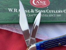 Case xx 2005 (MDL# 6220 SS) Peanut Knife with Nice Blue Bone Handles