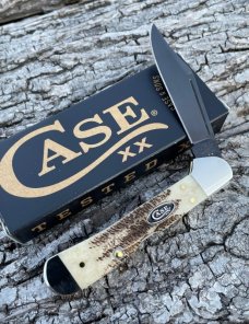 CASE XX ** 2023 VINTAGE BONE PVD COATED BLADE MINI COPPERLOCK