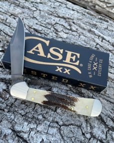 CASE XX ** 2023 VINTAGE BONE PVD COATED BLADE MINI COPPERLOCK