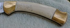 Boker Classic 2000 1 Blade Large White Bone Handles 440c Made In Solingen Germany