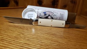 Great Eastern Cutlery 340223, Unicorn Ivory, Brand New in the Tube. USA made.