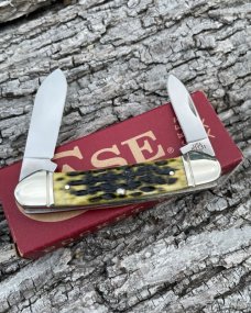CASE XX ** 2021 OLIVE GREEN 25th ANNIVERSARY POCKET WORN CANOE