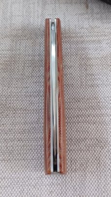 Bobby Toole Shadow Crosscut Micarta Native.. CPM-154 ..4 1/8" ...coa and pouch..direct from maker