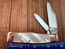 Ka-Bar by Queen Gunstock Jack Mother of Pearl