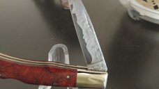 A.G RUSSELL DAMASCUS 2002 ATS-34 KNIFE