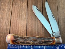 Queen City Cutlery Trapper Gorgeous Stag!